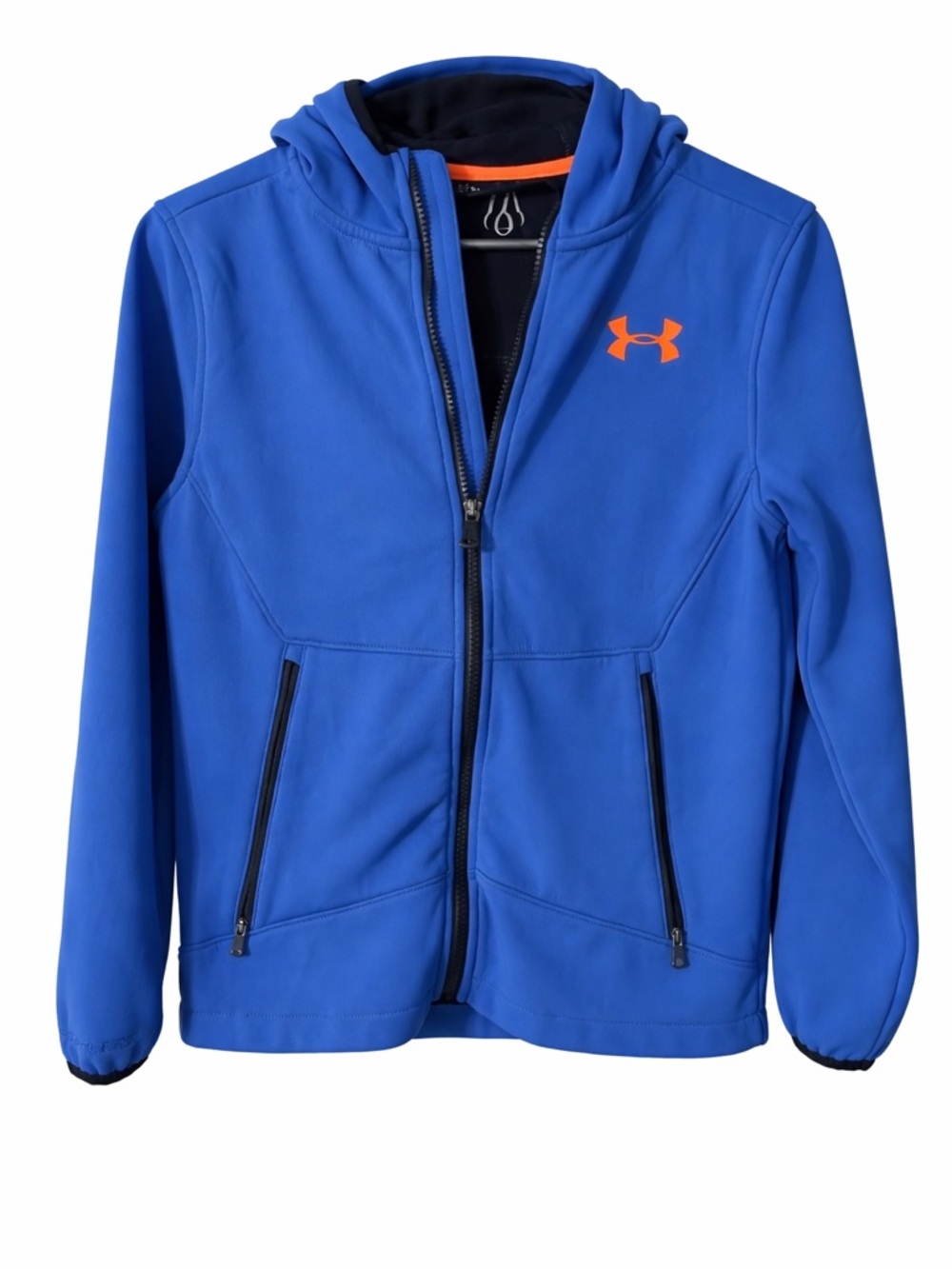 Under Armour Navy Fleece Jacket with Red Trim